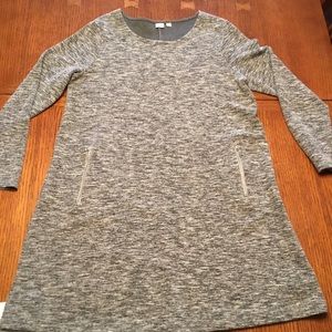 Gap XL long sleeved grey dress